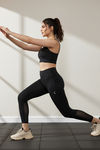 Zelocity Quick Dry Gym Leggings - Jet Black — thumbnail 1